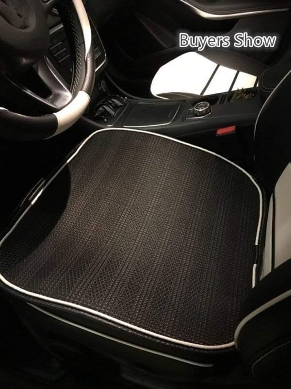 Leowsad Cool Car Seat Covers Cushion Pad, Super Breathable, Warm in Winter and Cool in Summer, Anti-Slip, Storage Bags. Universal Auto Interior Seat Bottom Protector Mat… - Image 7