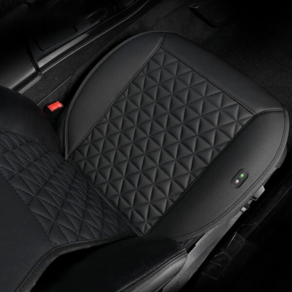 Seat Cushion, Comfortable Seat Cover with Full Back Support, Universal Seat Cushion for Front Seat in Winter - Image 3