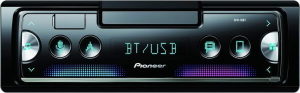 Pioneer SPH-10BT Next Generation Smartphone Receiver, 1-DIN, With Bluetooth, USB and Spotify, Connects to iPhone & Android, Black - Image 3