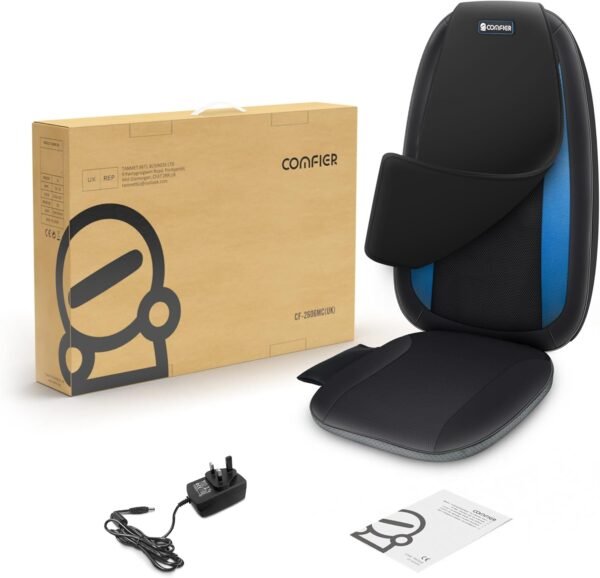 COMFIER Shiatsu Back Massager with Heat -Deep Tissue Kneading Massage Chair, Massage Chair for Full Back, Chair Massager for Home or Office Chair use,Gifts for Women,Men - Image 10