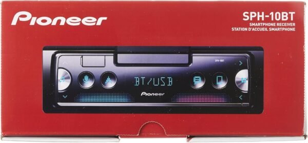 Pioneer SPH-10BT Next Generation Smartphone Receiver, 1-DIN, With Bluetooth, USB and Spotify, Connects to iPhone & Android, Black - Image 12