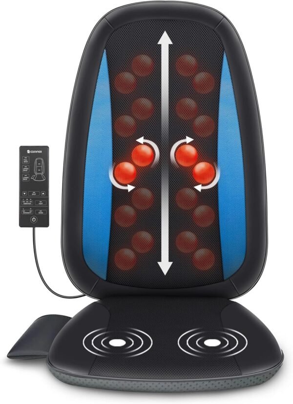 COMFIER Shiatsu Back Massager with Heat -Deep Tissue Kneading Massage Chair, Massage Chair for Full Back, Chair Massager for Home or Office Chair use,Gifts for Women,Men - Image 2