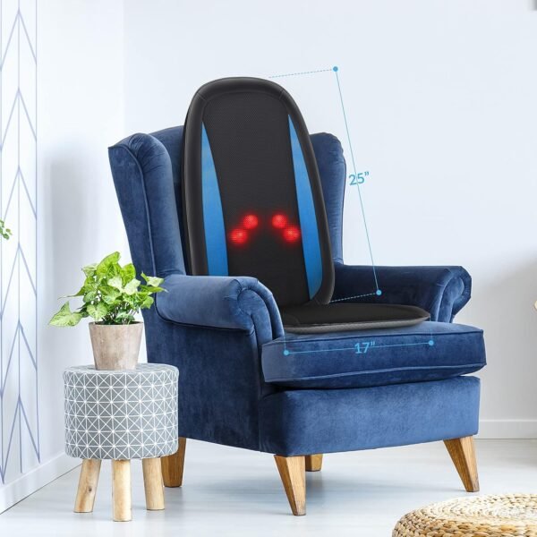 COMFIER Shiatsu Back Massager with Heat -Deep Tissue Kneading Massage Chair, Massage Chair for Full Back, Chair Massager for Home or Office Chair use,Gifts for Women,Men - Image 8