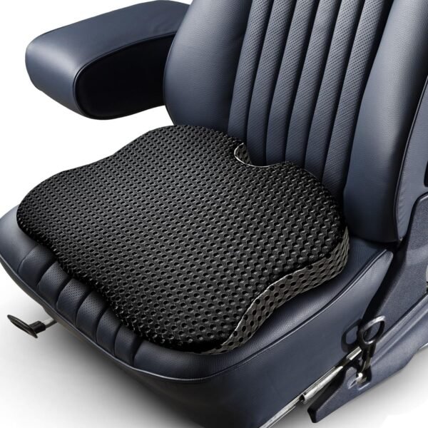 Cushion Wedge - Soft Sitter Cushions for Chair, Wheelchair, Office, Driving, Memory Foam Back Support & Pressure Relief for Sore Coccyx, Tailbone - Image 2